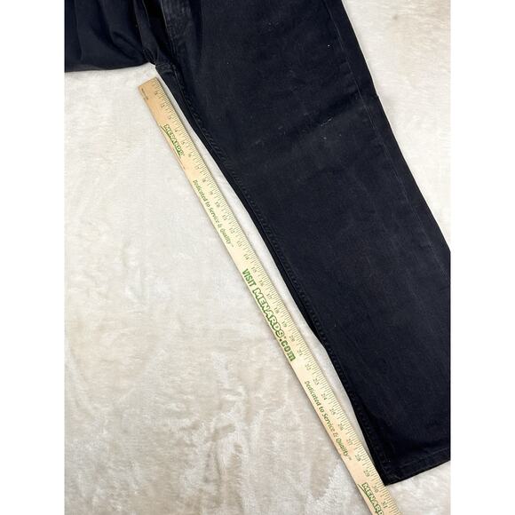 Levi's Men's 559 Relaxed Straight Fit Jeans 38x30 Black Stretch Denim - Picture 5 of 7